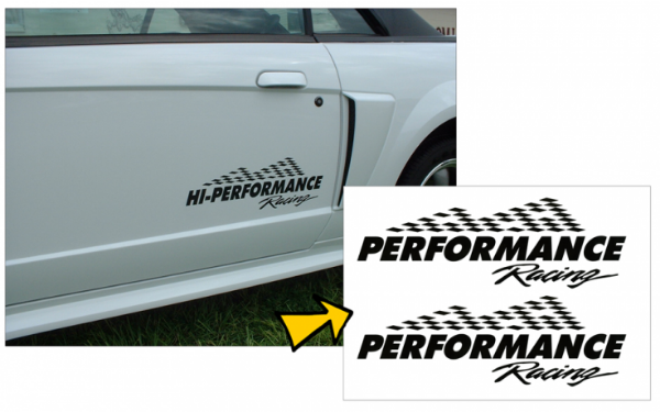 Picture of Performance Racing Decal Set - 6" x 18"