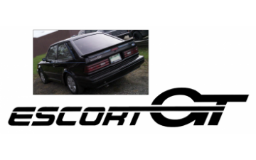 Show details for 1986 Ford Escort GT Door or Trunk Lid Decal Picture of 1986 Ford Escort GT Door or Trunk Lid Decal