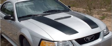 Show details for 1994-04 Mustang Dual Hood Stripes - No Cutout Picture of 1994-04 Mustang Dual Hood Stripes - No Cutout