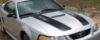 Picture of 1994-04 Mustang Dual Hood Stripes with Mustang Script Cutout