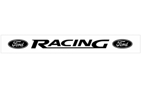 Picture of Ford Racing Windshield Decal with Ford Ovals