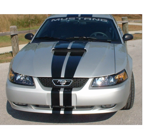 Picture of 1999-04 Mustang Lemans Racing Stripes - Convertible - Hood Scoop