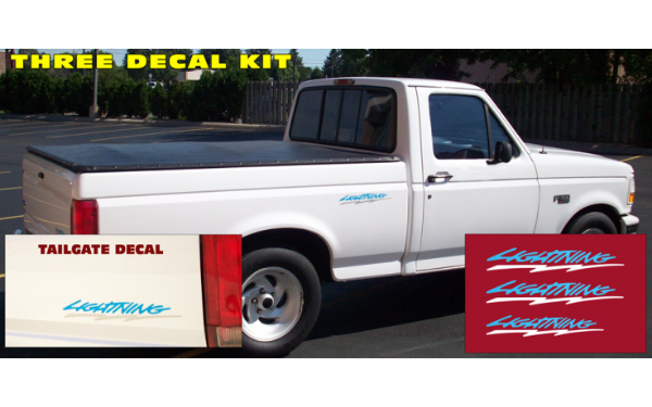 Picture of 1993-95 Ford F150 Lightning Bed / Tailgate Decals
