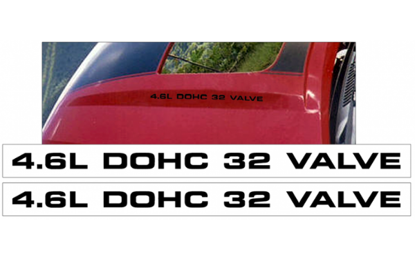 Picture of 2003-04 Mustang Mach 1 Hood Decal Set - 4.6L DOHC 32 VALVE