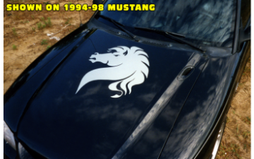 Show details for Mustang Horse Head Decal - 27" Tall Picture of Mustang Horse Head Decal - 27" Tall