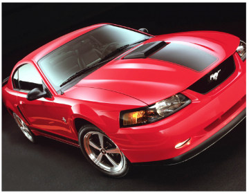 Show details for 2003-04 Mustang Mach 1 Hood Stripe kit Picture of 2003-04 Mustang Mach 1 Hood Stripe kit