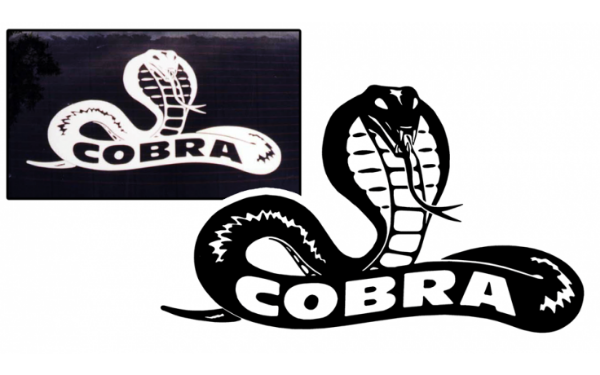 Picture of Mustang Striking Cobra Decal - 11" x 19"