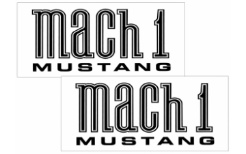 Show details for 2003-04 Mustang Mach 1 Mustang Side Body Decal Set - 4.5" x 10" Picture of 2003-04 Mustang Mach 1 Mustang Side Body Decal Set - 4.5" x 10"
