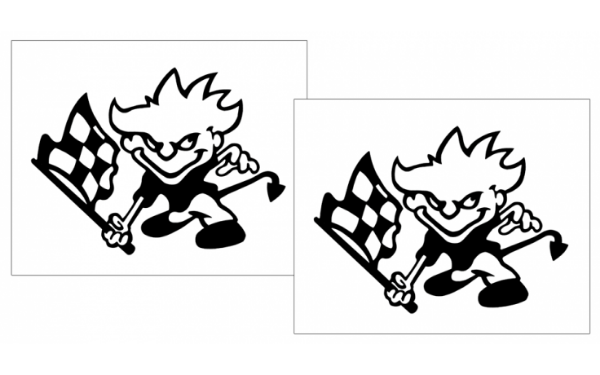 Picture of Starter Devil Decal Set - 5" x 6.75"