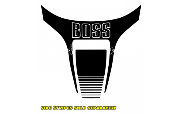 Picture of 1999-03 Mustang Boss Hood Decal with Boss Name - Flat Hood
