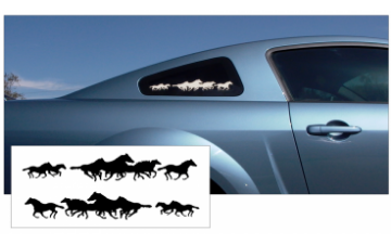 Show details for Mustang Herd Pony Decal Set - 2.5" Tall Picture of Mustang Herd Pony Decal Set - 2.5" Tall