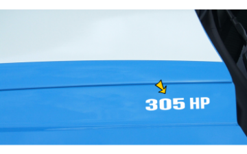 Show details for 2010-14 Mustang Hood Rise Designation Decal Set - 305 HP Picture of 2010-14 Mustang Hood Rise Designation Decal Set - 305 HP