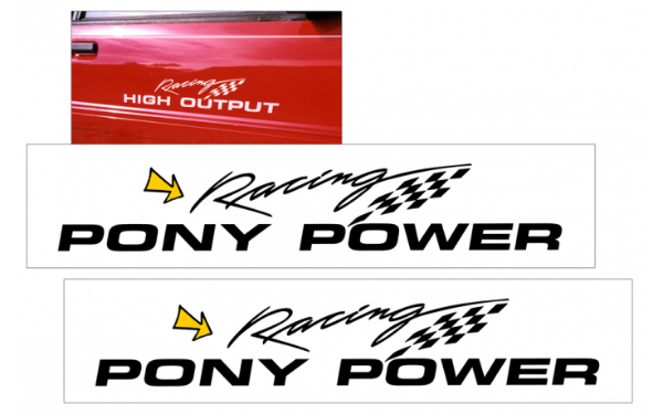 Picture of Pony Power Racing Decal Set