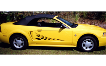 Show details for Checker Flag Decal Set 13" x 45" - No Designation Picture of Checker Flag Decal Set 13" x 45" - No Designation