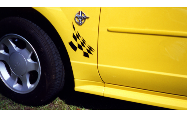 Picture of Checker Flag Decal Set 7.75" x 6.5" - No Designation