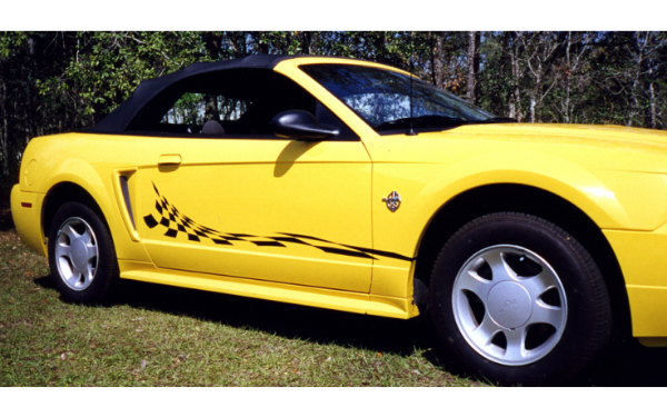 Picture of Checker Flag Decal Ser 11.5" x 66" - No Designation