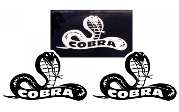 Picture of Mustang Striking Cobra Decal Set - 6" x 10.25"