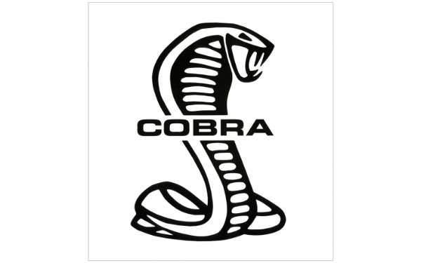 Picture of Cobra Snake Decal - Cobra Name Cut In - 20" Tall
