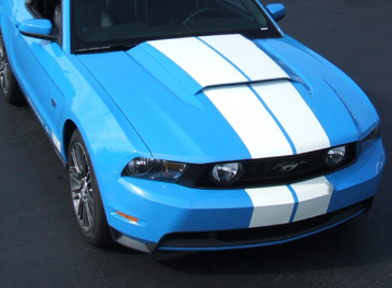 Show details for 2010-12 Mustang Dual Hood and Bumper Stripe Kit Picture of 2010-12 Mustang Dual Hood and Bumper Stripe Kit