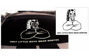 Show details for Mustang Muscle Pony Decal - 11" Tall Picture of Mustang Muscle Pony Decal - 11" Tall