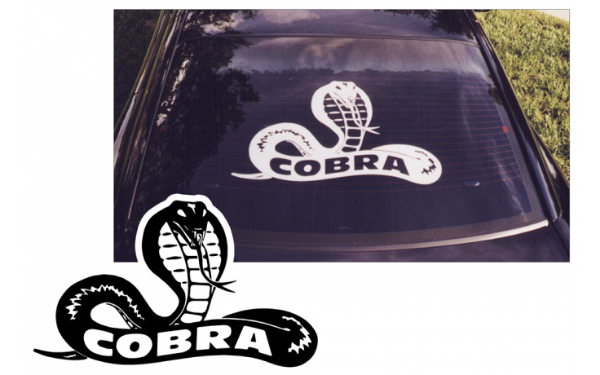 Picture of Mustang Striking Cobra Decal -16" x 26.5"