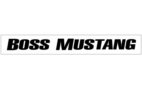 Picture of Boss Mustang Windshield Decal - 3.5" x 40"