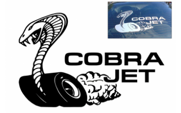 Show details for Mustang Cobra Jet Decal - 16" x 24.5" Picture of Mustang Cobra Jet Decal - 16" x 24.5"