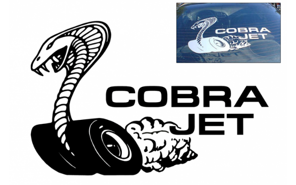 Picture of Mustang Cobra Jet Decal - 16" x 24.5"