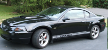 Show details for Ford Mustang Lower Rocker Stripe - Bullitt Name Picture of Ford Mustang Lower Rocker Stripe - Bullitt Name