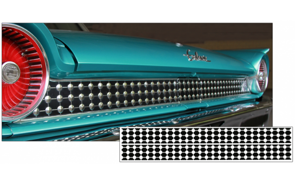 Picture of 1961 Ford Galaxie Rear Grid Panel Decal Kit