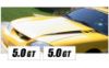 Picture of 1994-98 Mustang Hood Cowl Stripe and Decal Set - 5.0 GT Name