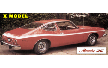 Show details for 1974-76 AMC Americian Motors Matador X Stripe Kit Picture of 1974-76 AMC Americian Motors Matador X Stripe Kit