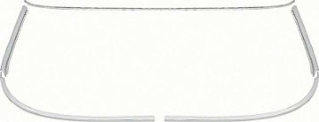 Show details for 1963-64 Impala Standard / SS 2 Door Hardtop Windshield Molding Set  Picture of 1963-64 Impala Standard / SS 2 Door Hardtop Windshield Molding Set