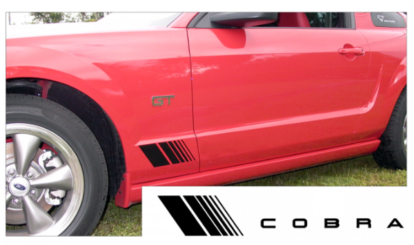 Picture of Mustang Small Fader Decal Kit - Cobra Name