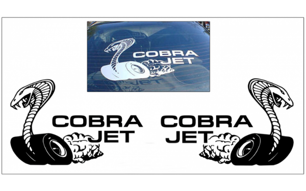 Picture of Mustang Cobra Jet Decal Set - 6" x 9.5"