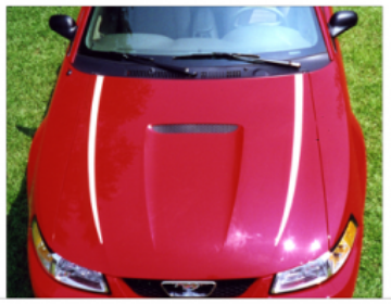 Show details for 1999 Mustang Hood Cowl Stripes - 35TH Anniversary Designation Picture of 1999 Mustang Hood Cowl Stripes - 35TH Anniversary Designation