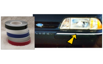 Show details for *1987-93 Mustang LX 1/2" Body Molding Stripe Picture of *1987-93 Mustang LX 1/2" Body Molding Stripe