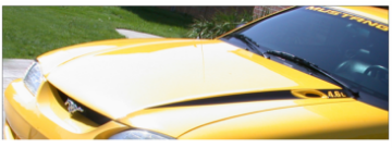 Show details for 1994-98 Mustang Hood Wide Cowl Stripe and Decal Set - 4.6 GT Name Picture of 1994-98 Mustang Hood Wide Cowl Stripe and Decal Set - 4.6 GT Name