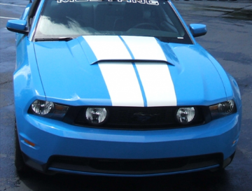 Show details for 2010-12 Mustang Dual Hood Stripe Kit Picture of 2010-12 Mustang Dual Hood Stripe Kit