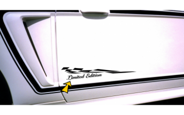 Show details for 1999-04 Mustang Flag Decal Set - Limited Edition - 3.75" x 21.5" Picture of 1999-04 Mustang Flag Decal Set - Limited Edition - 3.75" x 21.5"