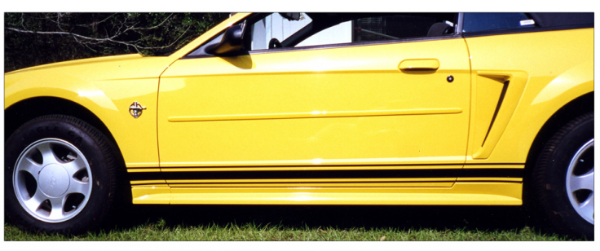 Picture of Mustang Tall Lower Rocker Side Stripes - No Designation