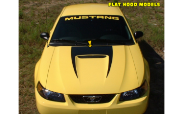 Show details for 1999-03 Mustang Claw HoodDecal Kit - Flat Hood Picture of 1999-03 Mustang Claw HoodDecal Kit - Flat Hood