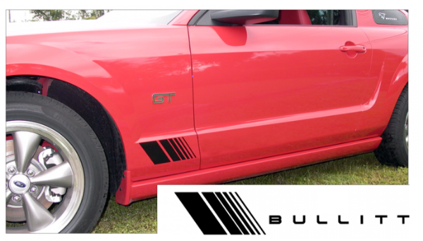 Picture of Mustang Small Fader Decal Kit - Bullitt Name