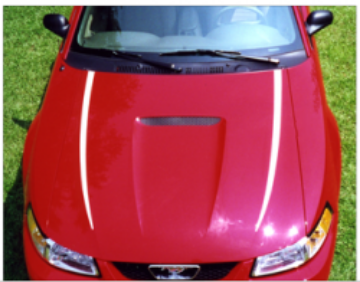 Show details for 1999-04 Mustang Hood Cowl Stripes - 4.6L DOHC Designation Picture of 1999-04 Mustang Hood Cowl Stripes - 4.6L DOHC Designation