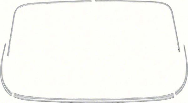 Picture of 1962-64 Impala/ Impala SS 2 Door Hardtop Back GlaSS Molding Set 