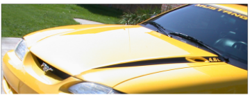 Show details for 1994-98 Mustang Hood Wide Cowl Stripe and Decal Set - 4.6L DOHC Name Picture of 1994-98 Mustang Hood Wide Cowl Stripe and Decal Set - 4.6L DOHC Name