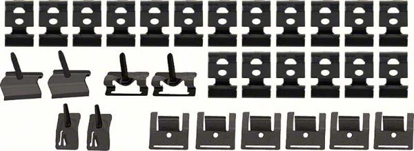 Picture of 1962-64 Impala / Impala SS Back Glass Molding Clip Set 