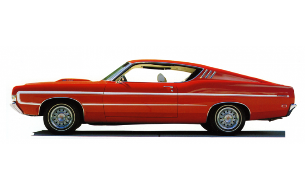 Picture of 1969 Ford Fairlane or Torino Fastback Side C-Stripe Kit