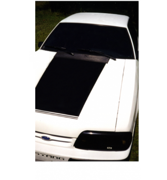 Picture of 1987-93 Mustang Blackout Hood Decal - No Name