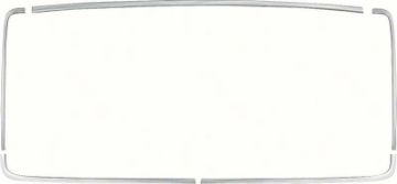 Show details for 1965-66 Impala/ Impala SS 2 Door Hardtop Back Glass Molding Set  Picture of 1965-66 Impala/ Impala SS 2 Door Hardtop Back Glass Molding Set